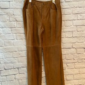 Talbots suede pants